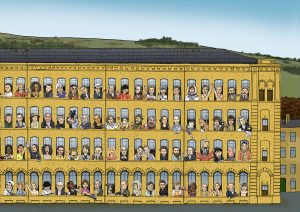 Salts Mill illustration right detail