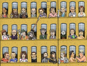 Salts Mill illustration detail 1